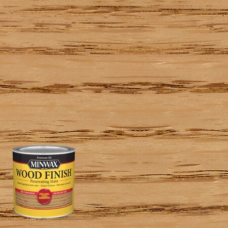 Minwax Minwax Wood Finish Semi-Transparent Golden Oak Oil-Based Penetrating Wood Stain 1/2 pt 221024444